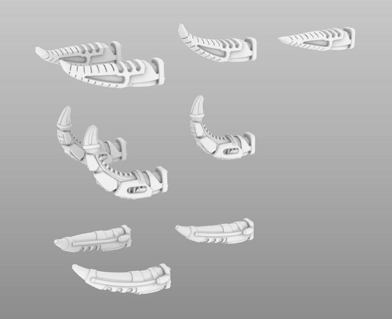Suturus Pattern Free Mechanized Spikes/Tusks/Horns