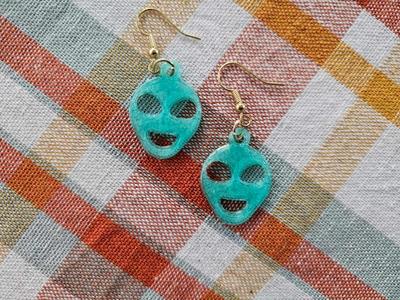 Alien Earrings
