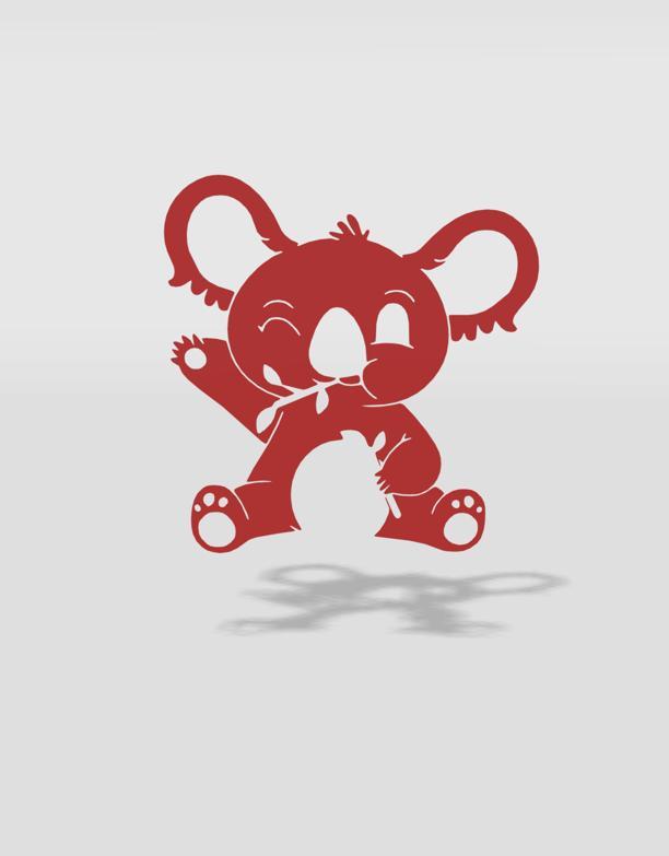 wall decor cute koala