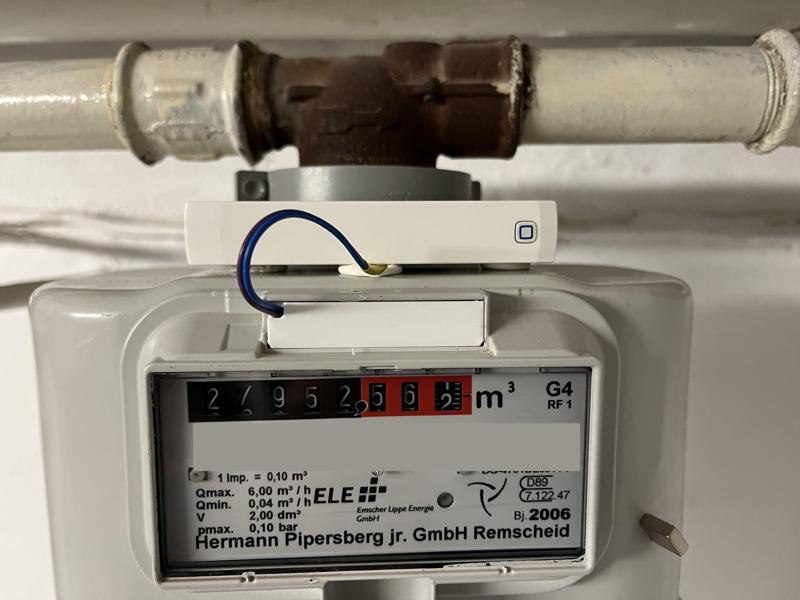 Pipersberg Gaszähler Sensor Halterung