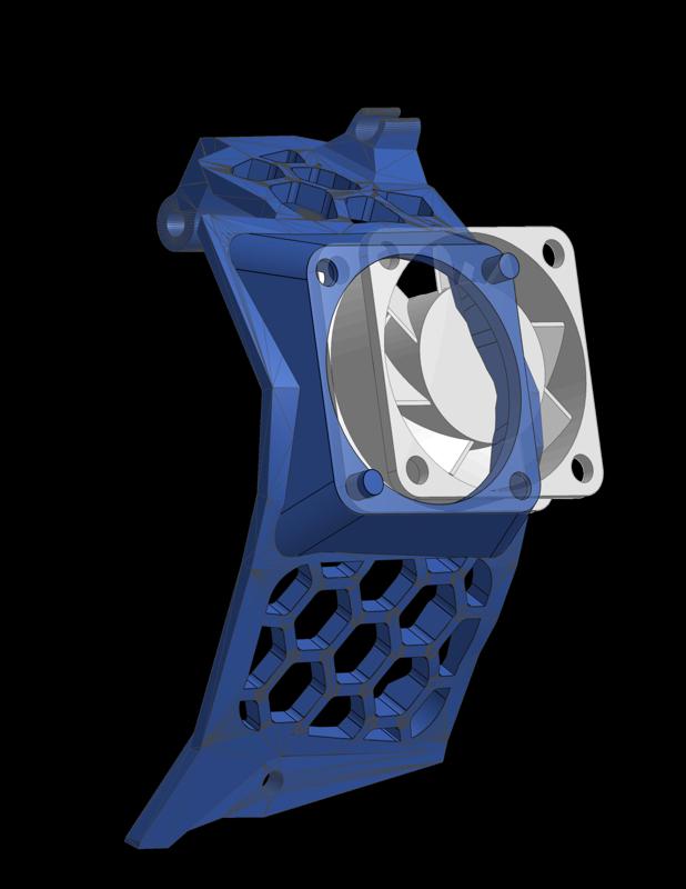 Stealthburner vented door with 3010 fan, 2 versions