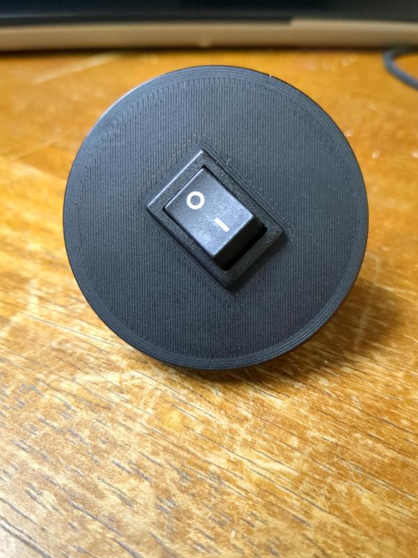 1.5 inch National Pipe Straight Thread cap with switch