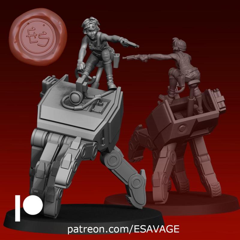 Trix Robot Rider - 32mm -