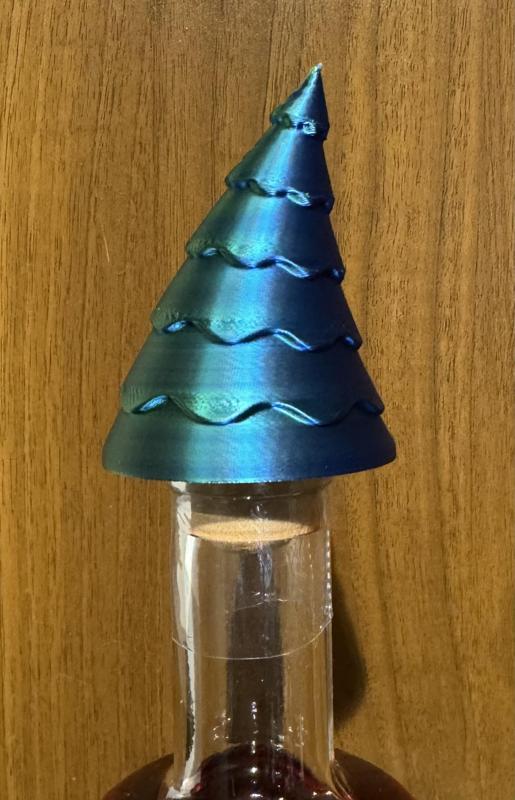 Christmas Tree Bottle Topper