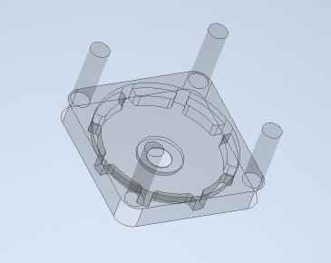 EMAX RS2306 Drone Motor Holder - Bottom Cap
