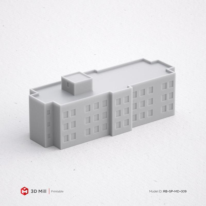 3D Print miniature building RB-SP-MD-009