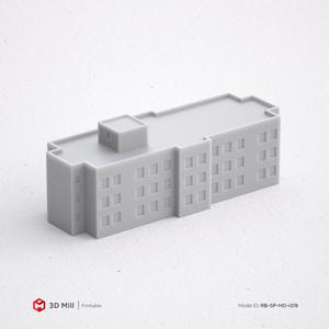 3D Print miniature building RB-SP-MD-009