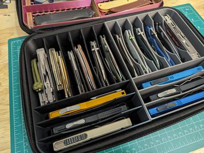 EDC knife organizer
