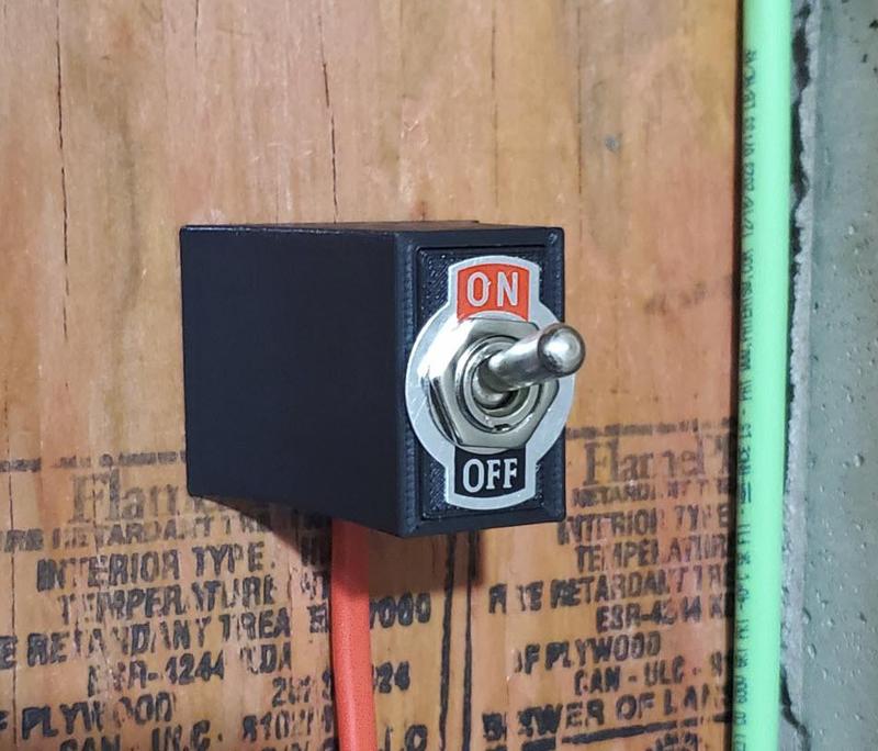 12 V Toggle Switch wall mount