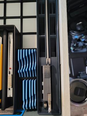 Gridfinity box for radius gauge