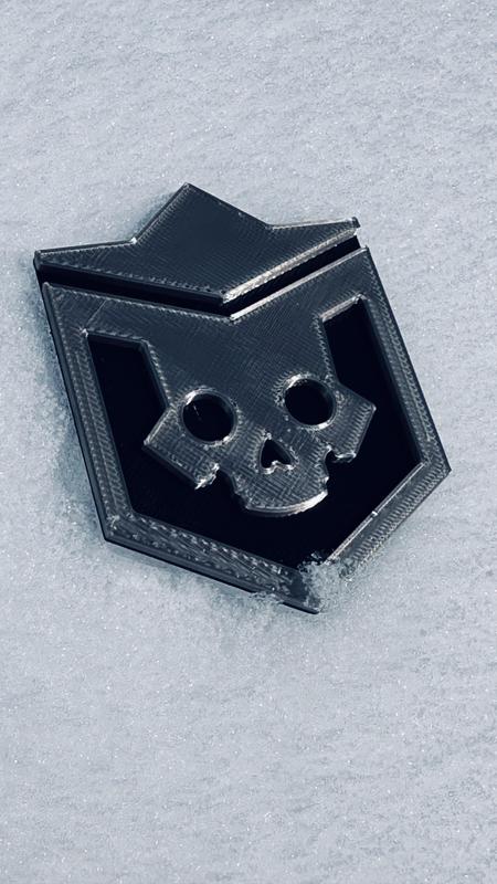 Helldivers Skull Admiral Badge