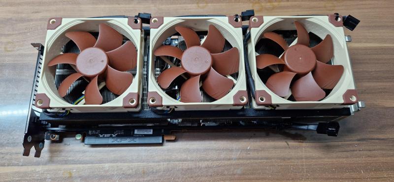 AMD XFX 6900 XT MERC 319 92mm FAN Bracket / Fan Holder