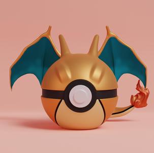 Pokemon Charizard Pokeball