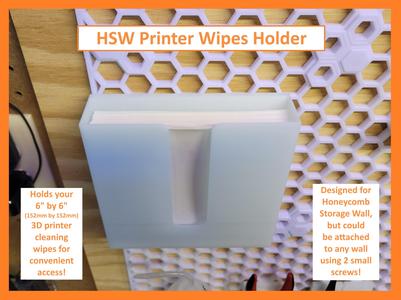 HSW Printer Wipes Holder
