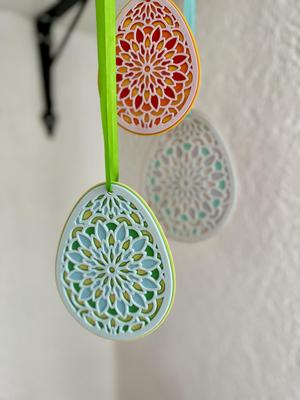 Mandala Easter egg decoration