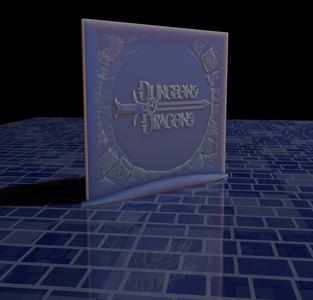 Dungeons & Dragons Lithophane desktop