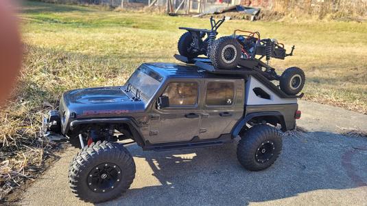 CGRC Z Series ATV carrier for Axial SCX10-3 Jeep Gladiator