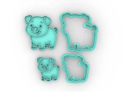 piggy cutter - cookie cutter