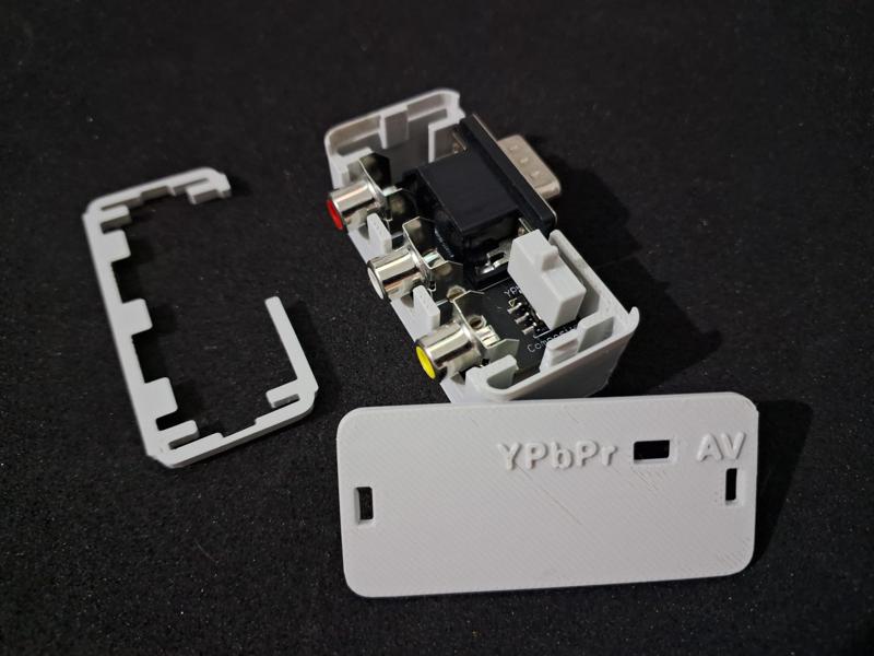 Case for the Ultimate VGA to YPbPr adapter by Ultimatemister for the Mister FPGA