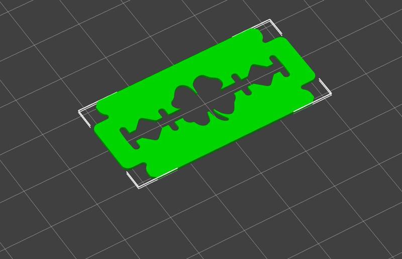 Razor Blade Shamrock