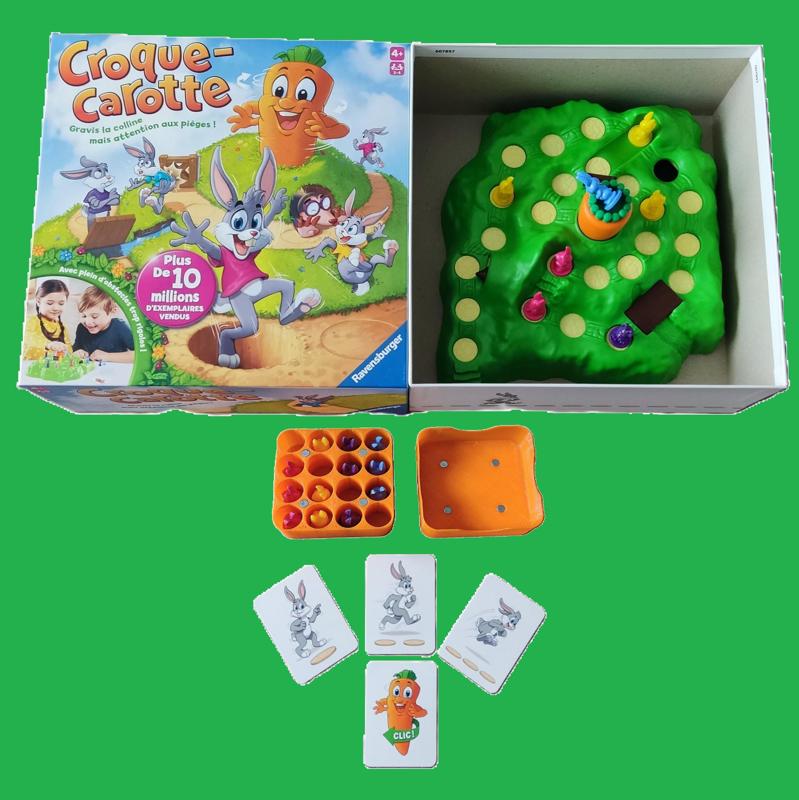 boite pour pion lapin Croque Carotte
