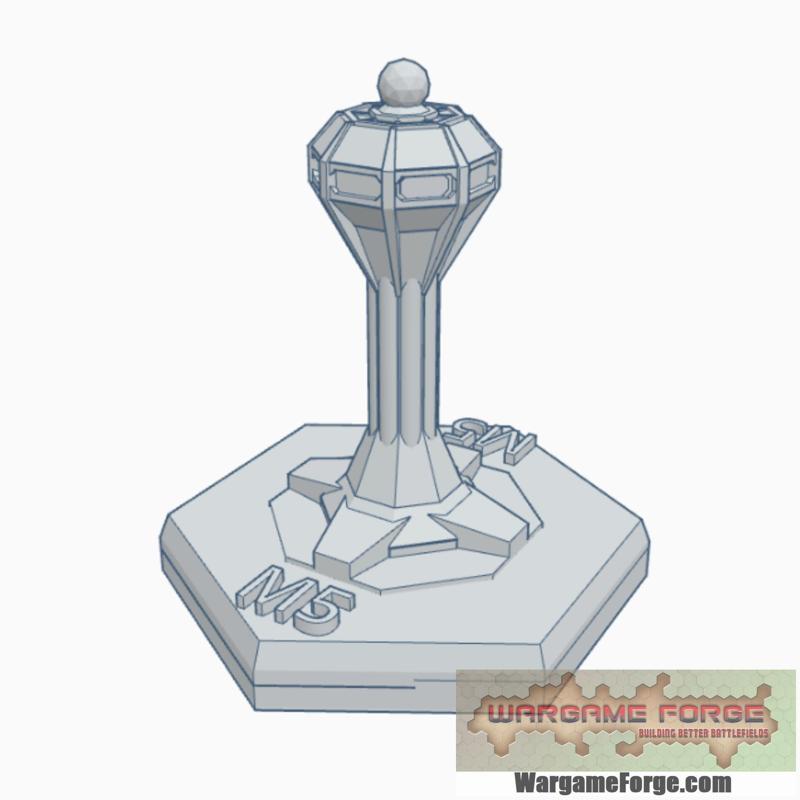 Military Air Control Tower Hex Map Scale HMSMil001