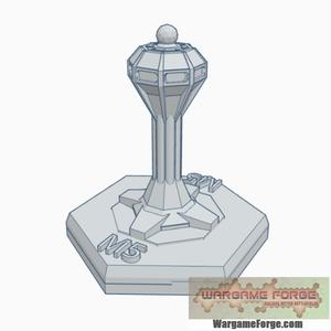 Military Air Control Tower Hex Map Scale HMSMil001