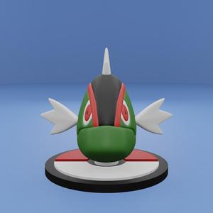 Pokemon No. 550 Basculin (Red-Striped Form)