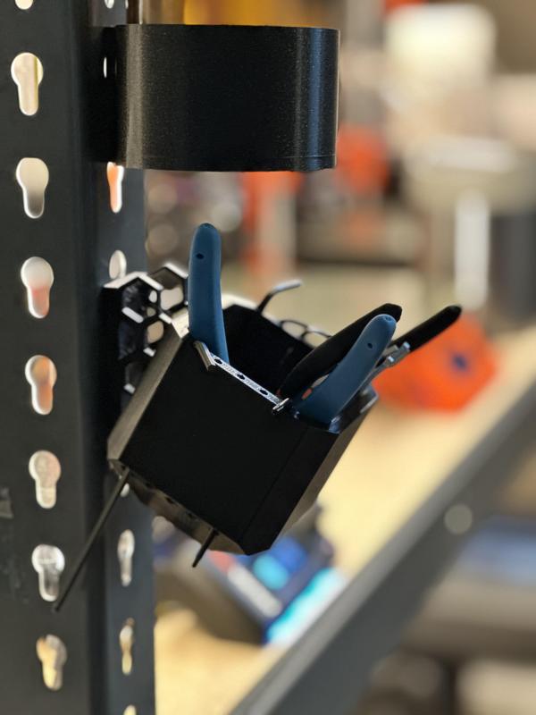 Multi-Use Tool Holder for For Storage Rack