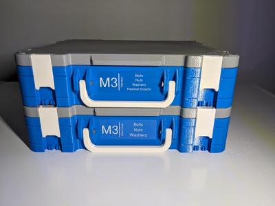 Gridfinity Storage Box by Pred - Flattened Top