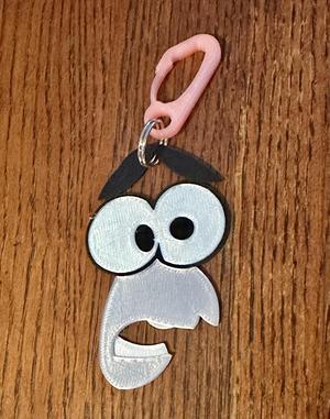 Inside Out - Fear - Pixar movie 3 colors no AMS, keychain, earrings, etc.