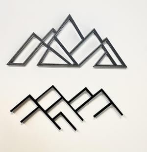 Mountain line wall art - 2 designs