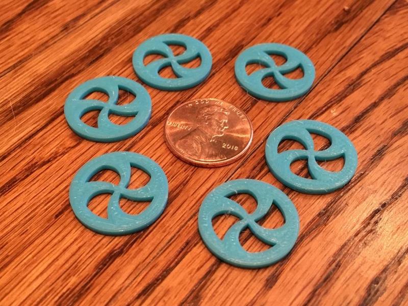 Ninja Disc - penny size Ballista Launcher Ammo