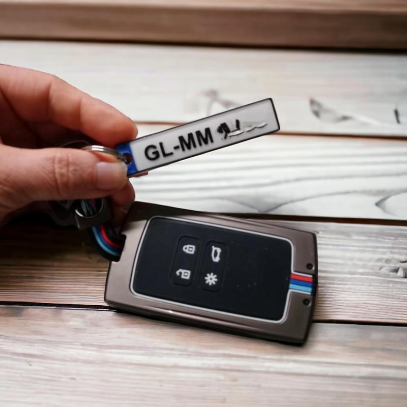 Customizable Car License Plate