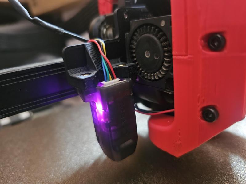 Zero Y offset CR Touch with hole clearance for M3 Heatset Inserts.