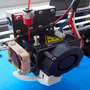 Anet A8 extruder PTFE fitting mount