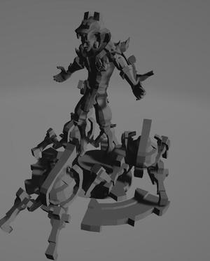 Malzahar with stand and voidlings