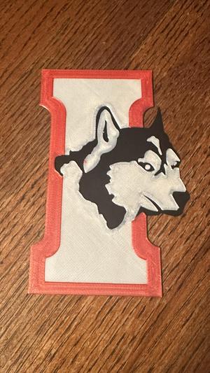 Iditarod patch 90's I - 3 color no AMS