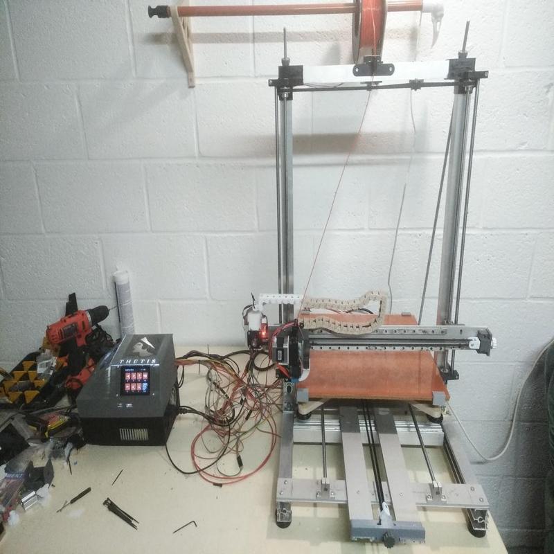 Thetis, DIY printer with recycled ATX PSU and scavenged aluminium profiles