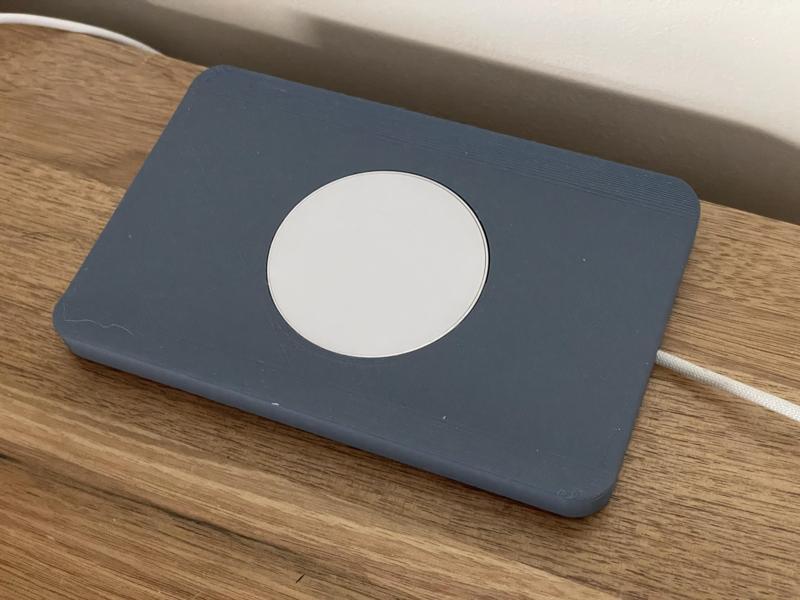 iPhone wireless charger base for Halolock charger.