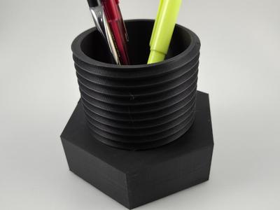 Hex Bolt Pen Holder V2