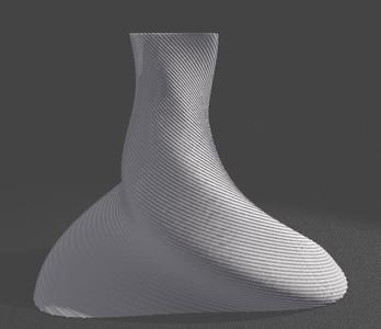 abstrakte Vase