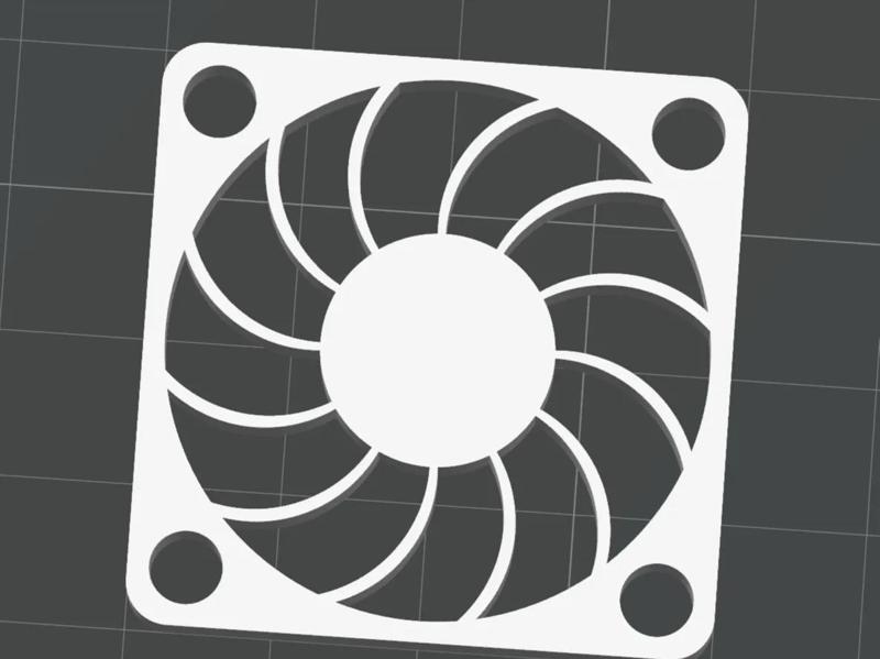 4cm Fan Remote Airflow Shroud