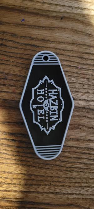 hazbin hotel keychain