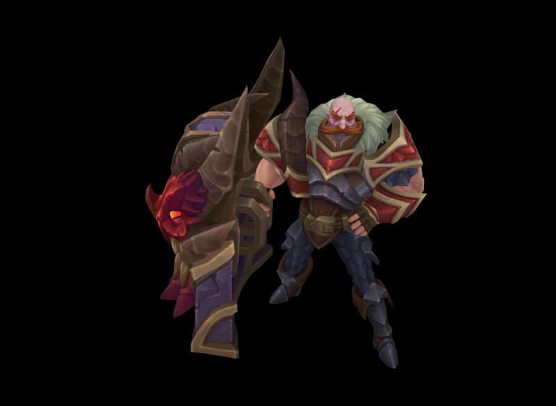 Dragonslayer Braum League of Legends 3D print model