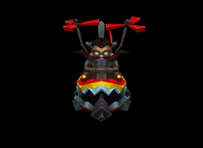 Hot Rod Corki League of Legends 3D print model