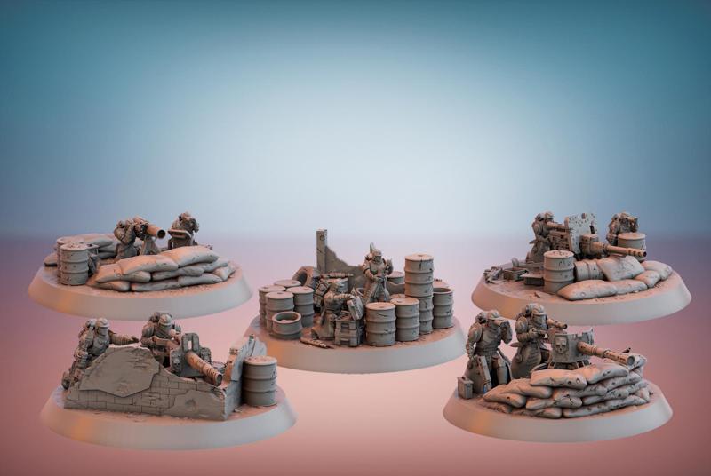 Sanctus Manipulus. Heavy Weapon Teams (Bundle).