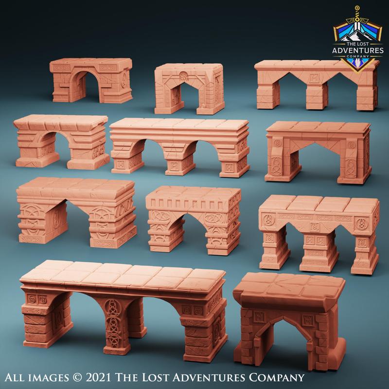 Sunken City Arches / Walkways (Set of 11)