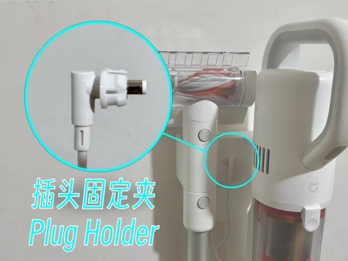 Charging Plug Holder for Xiaomi Wireless Vacuum Cleaner 3C