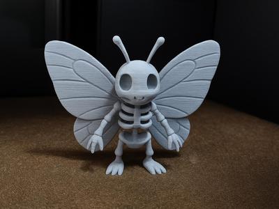 Pokemon Butterfree Skeleton
